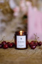 Αρωματικό κερί σόγιας ByVelcheva Cherry Blossom με κεράσια
