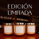 Συλλογή Limited Edition ByVelcheva — αρωματικά κεριά Abu Dhabi, New York και Palermo σε γυάλινα δοχεία με ασημί καπάκι