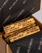 Palo Santo BY VELCHEVA σε συσκευασία δώρου με επώνυμο χαρτί